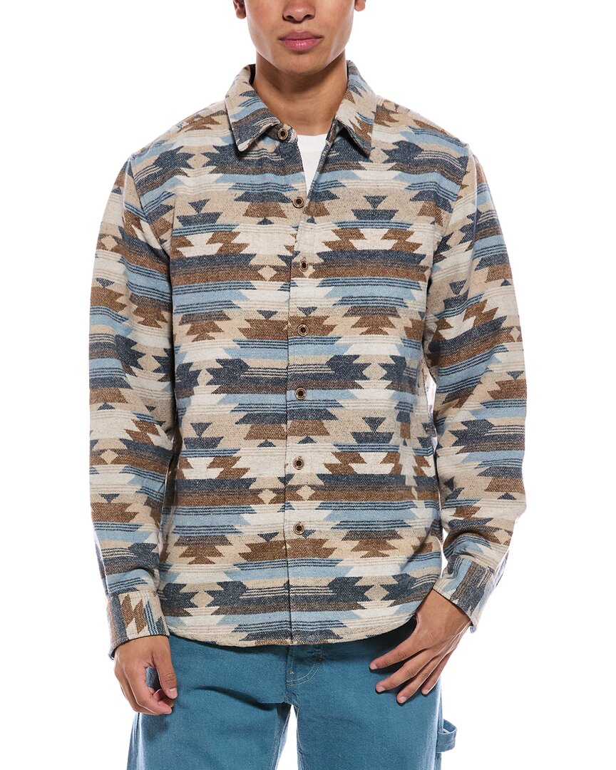 Weatherproof Vintage Unlined Southwest Wool-Blend Shirt Jacket