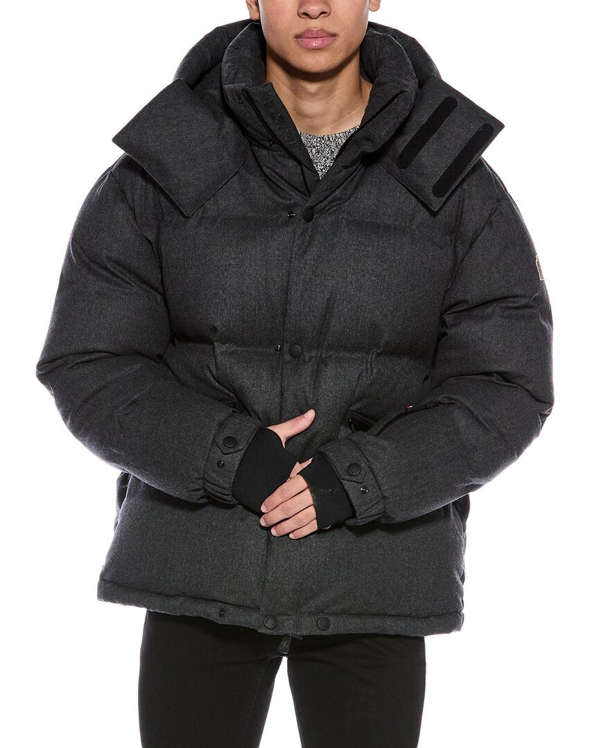 Moncler Wool Puffer Down Coat