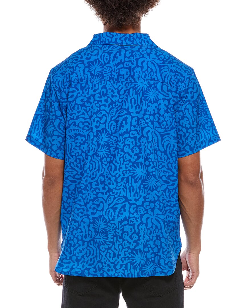 COSTA APPAREL Costa Apparel Camp Tech Woven Printed Shirt