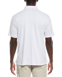 J.Mclaughlin White Peak Polo Knit Shirt