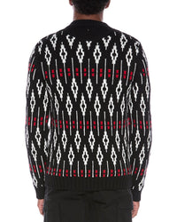 Valentino Valentino Iconic Stud Wool Crewneck Sweater