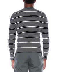 Valentino Valentino Mens  Wool Crewneck Sweater, M, Blue