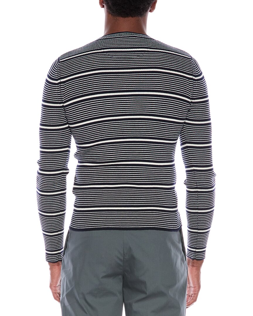Valentino Valentino Mens  Wool Crewneck Sweater, M, Blue