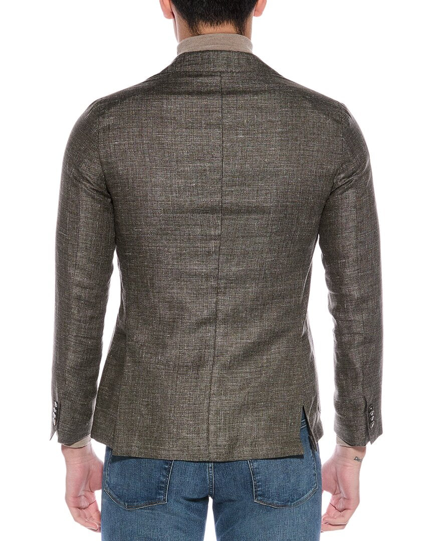 Boss Hugo Boss Slim Fit Wool & Linen-Blend Blazer