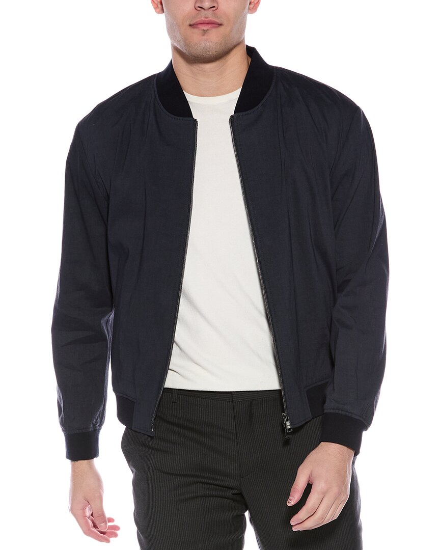 Boss Hugo Boss Linen-Blend Bomber Jacket
