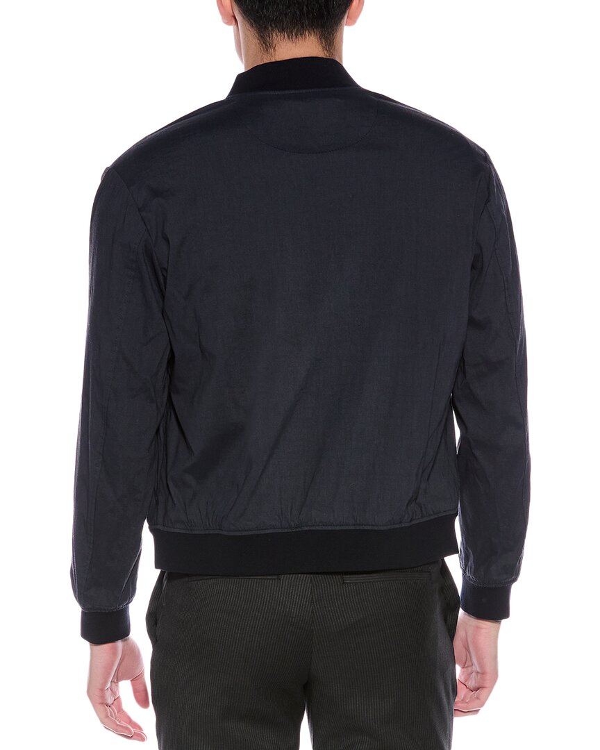 Boss Hugo Boss Linen-Blend Bomber Jacket