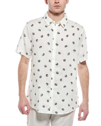 Onia Jack Linen-Blend Shirt White