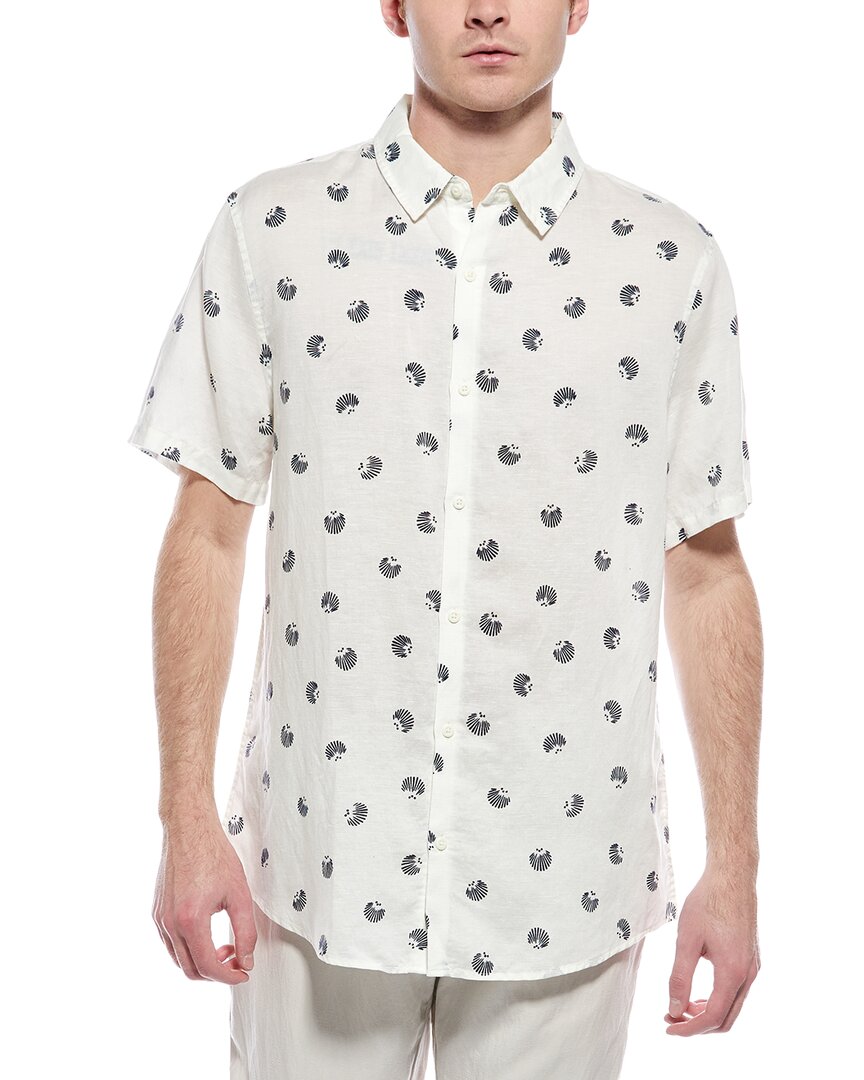 Onia Jack Linen-Blend Shirt White