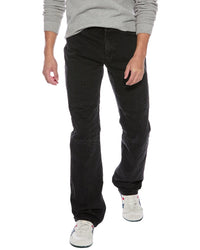 Helmut Lang Black Moto Worker Jean