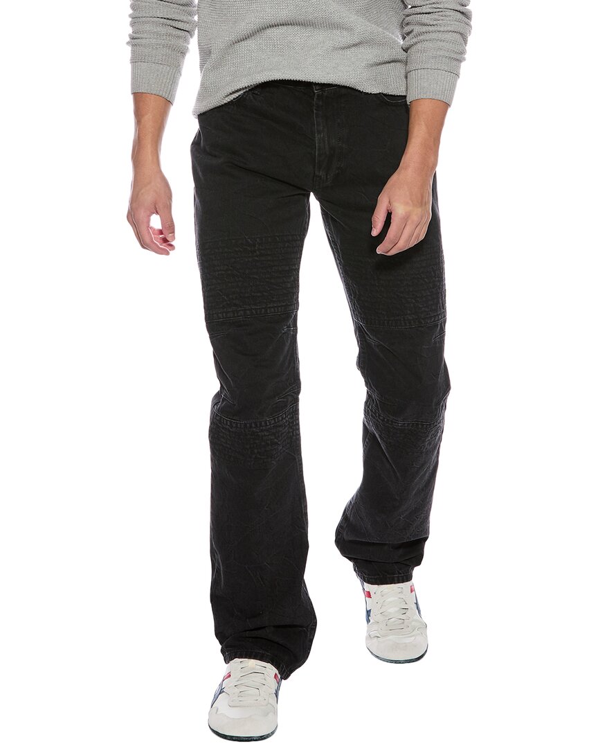 Helmut Lang Black Moto Worker Jean