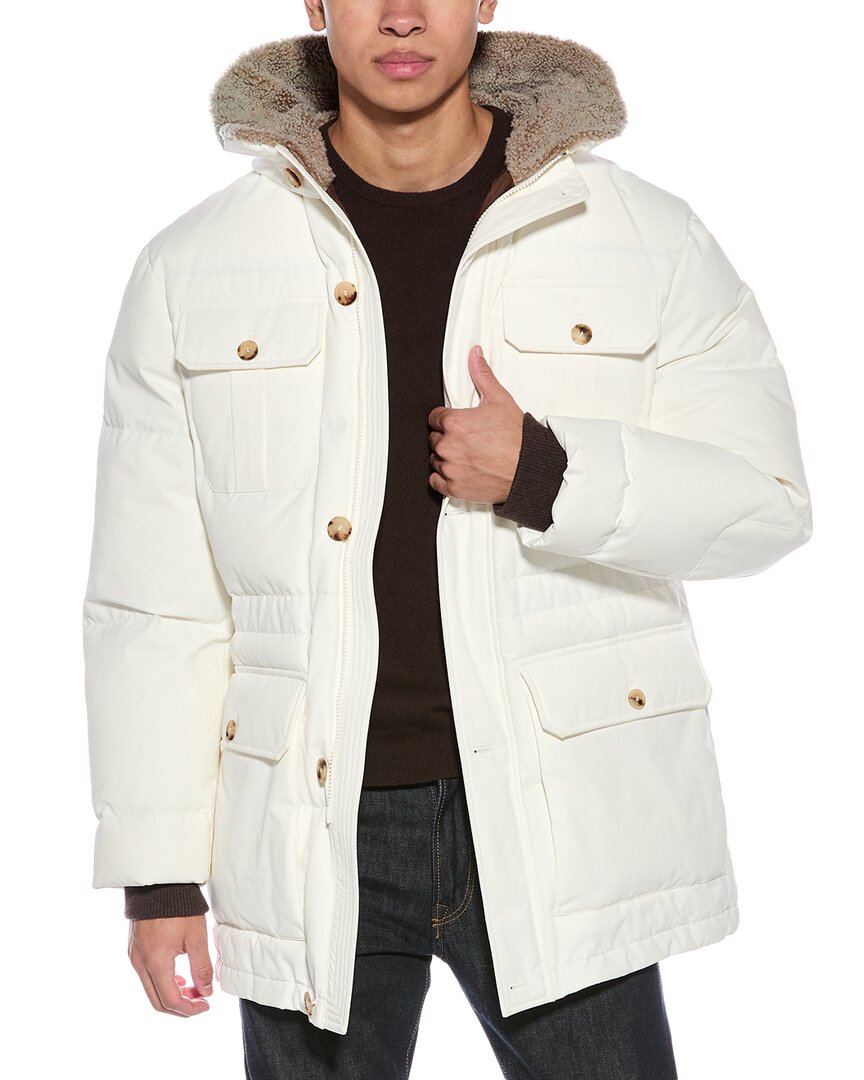 Brunello Cucinelli Quilted Down Coat Regular M Multi
