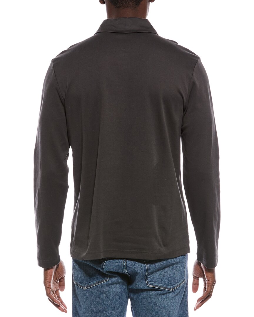 Barefoot Dreams Mc Pima Long Sleeve Polo Shirt