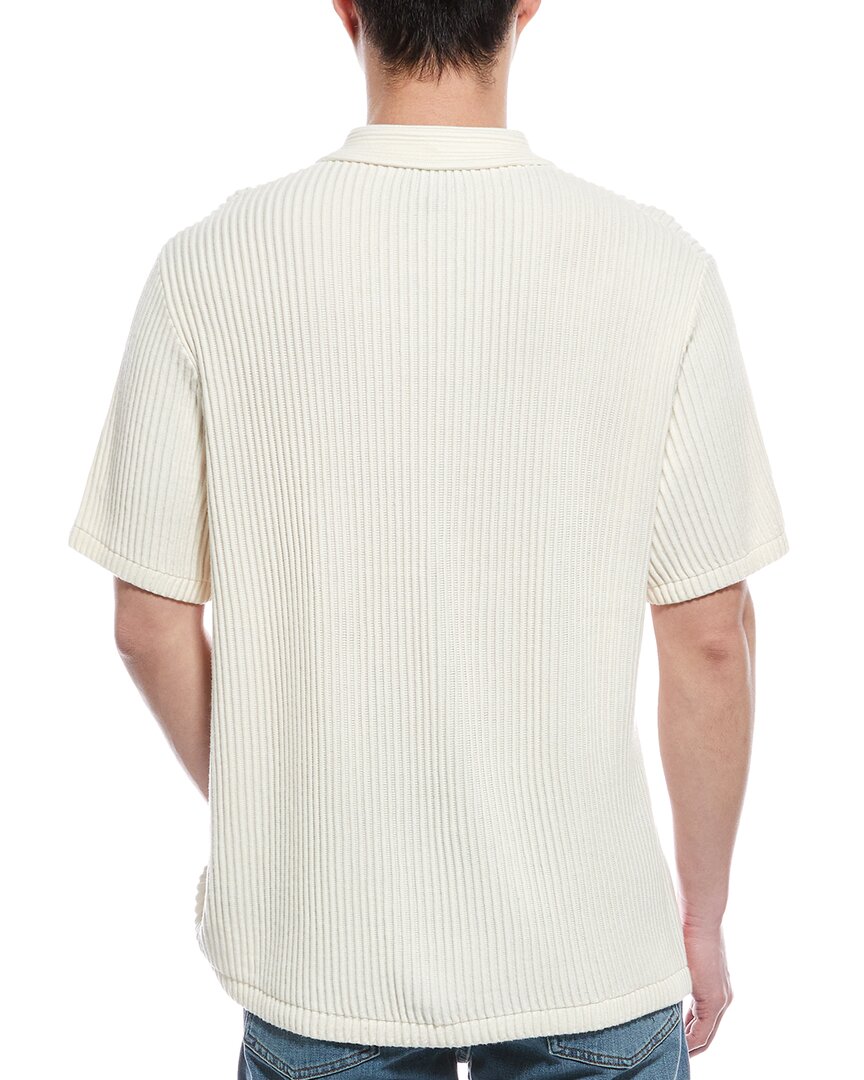 For The Republic Ribbed Polo Shirt