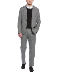 Brunello Cucinelli 2Pc Linen & Wool-Blend Suit