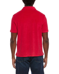 Isaia Isaia Silk-Blend Terry Polo Shirt