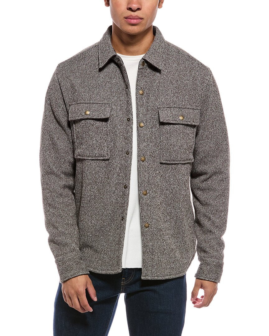 Weatherproof Vintage Mixy Knit Shirt Jacket
