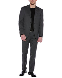 Corneliani 2Pc Wool Suit Grey Multi