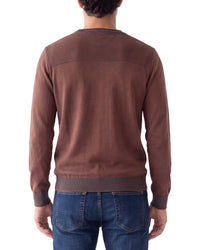 Raffi Birdseye V-Neck Sweater