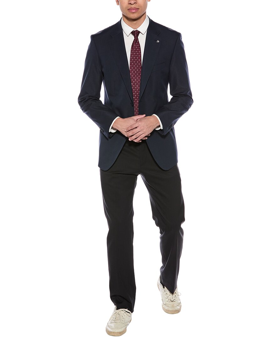 Scotch & Soda Nested Traveler Tech Suit Jacket Blue