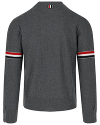 Thom Browne Thom Browne Wool V-Neck Cardigan