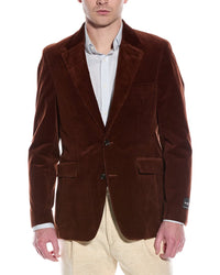 Todd Snyder Sutton Corduroy Jacket 40r Brown Multi