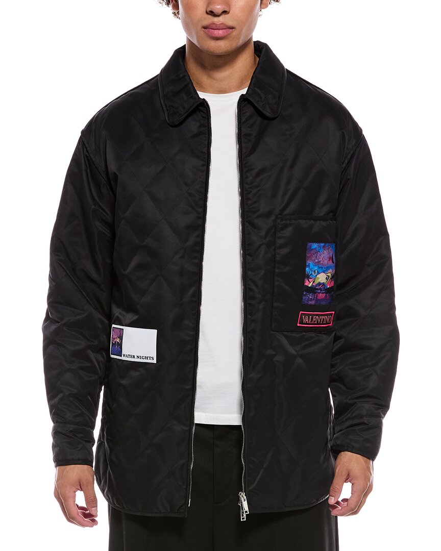 Valentino Trapuntati Vaporwave Patch Jacket