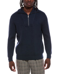 Jason Wu Jason Wu Lis Quarter Zip Mock Neck Sweater