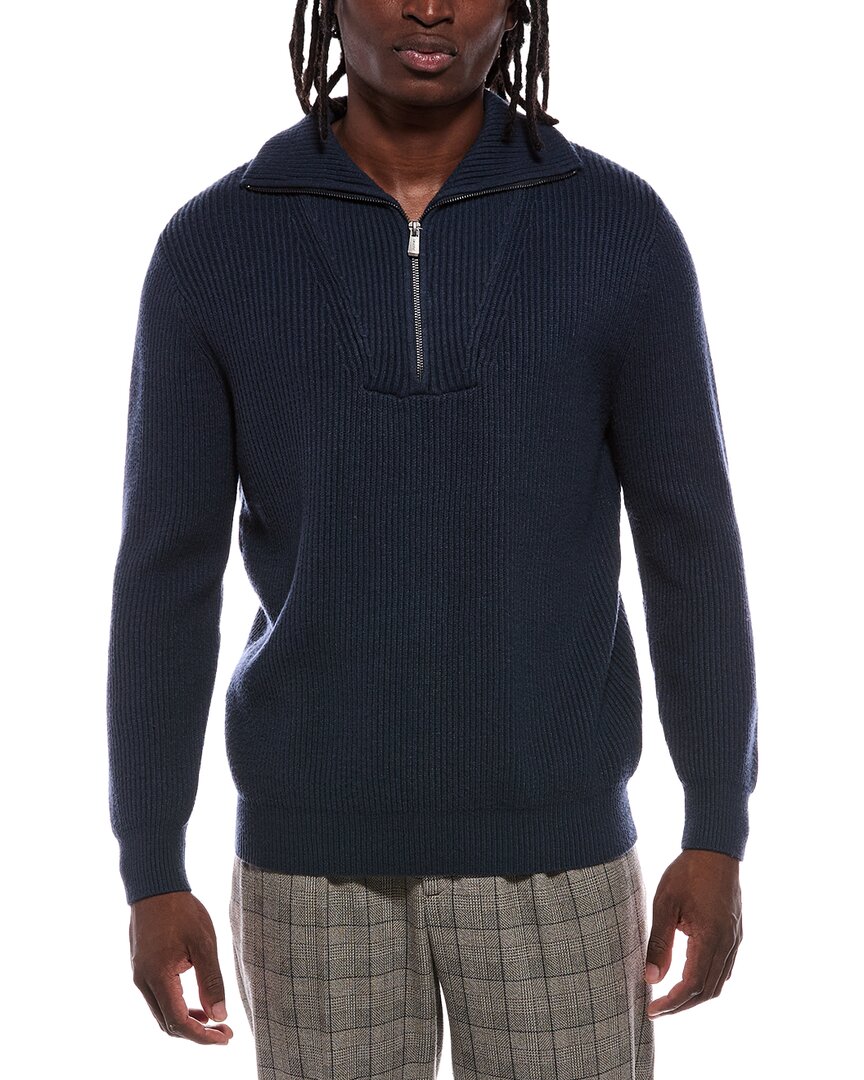Jason Wu Jason Wu Lis Quarter Zip Mock Neck Sweater