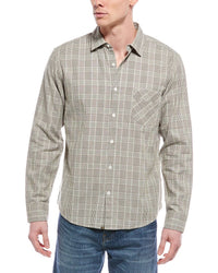 Billy Reid John Shirt Green