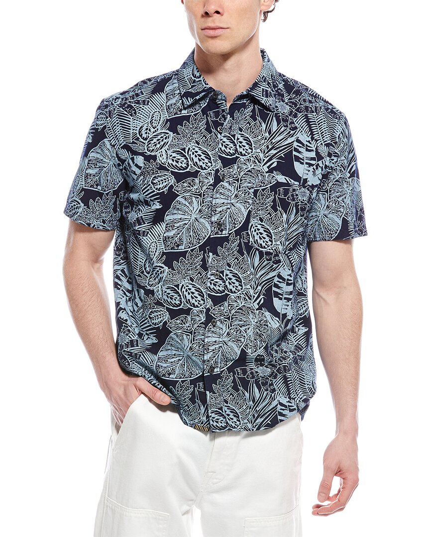 Billy Reid Relaxed Fit Shirt Regular S Blue
