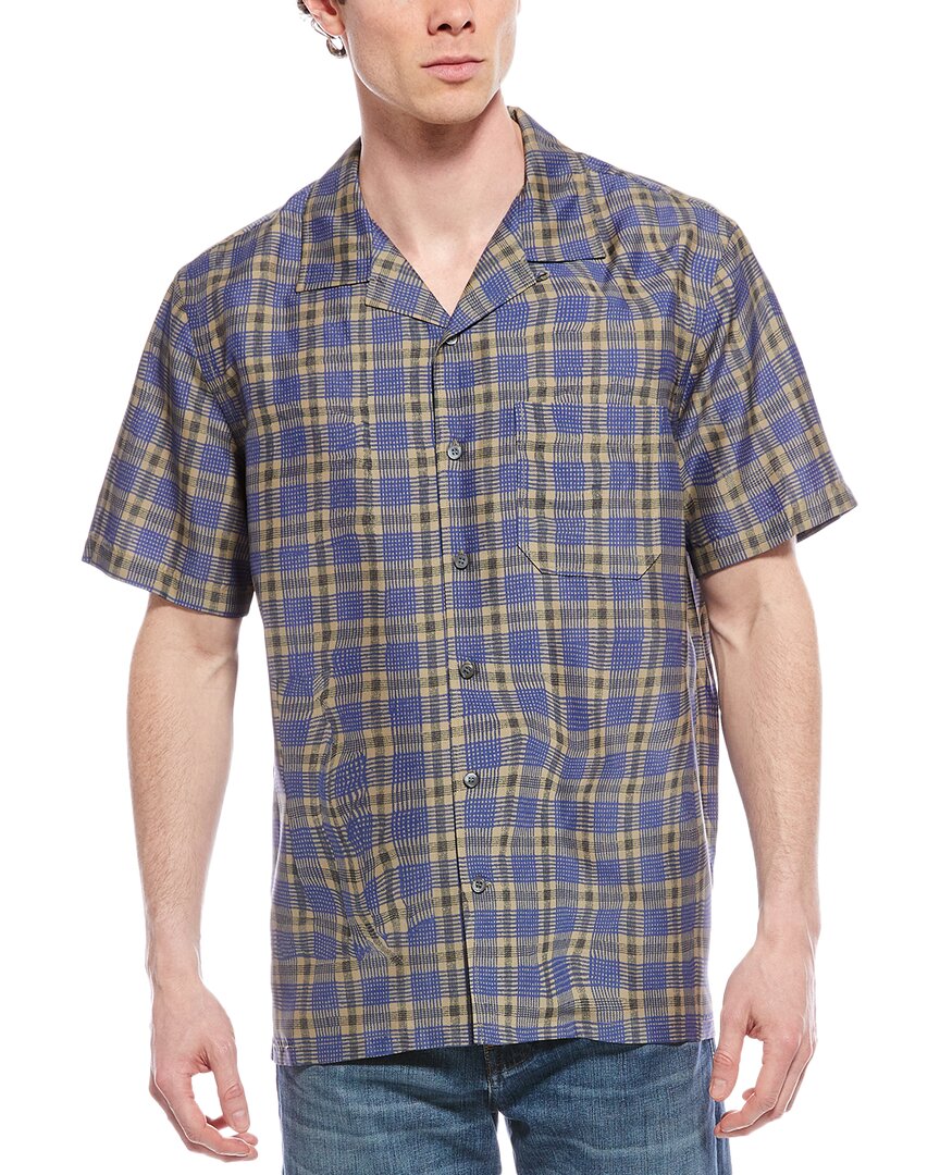 Billy Reid Washed T-Shirt Blue
