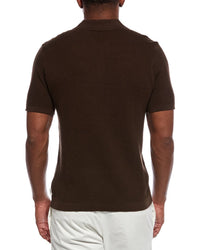 Onia Textured Johnny Collar Polo Shirt