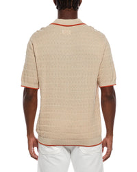 Civil Society Palani Relaxed Fit Zigzag Purl Stitch Shirt