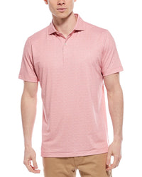 Peter Millar Espresso Martinis Performance Jersey Polo Shirt Pink