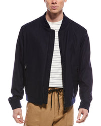 Boss Hugo Boss Wool-Blend Jacket Blue