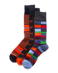 Unsimply Stitched 3Pk Crew Socks One Size Fits All Multi Color