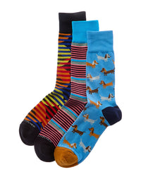 Unsimply Stitched 3Pk Socks One Size Fits All Multi Color