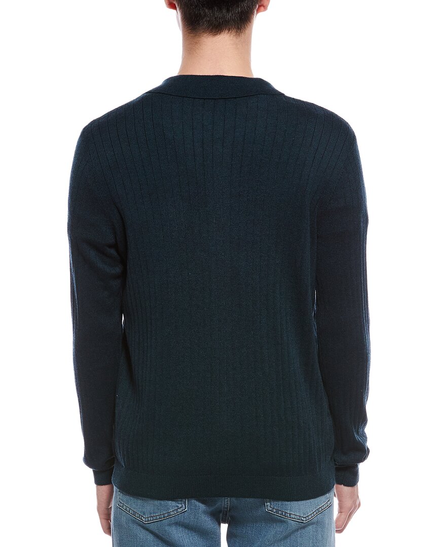 Paisley & Gray Wool-Blend Button Polo Sweater