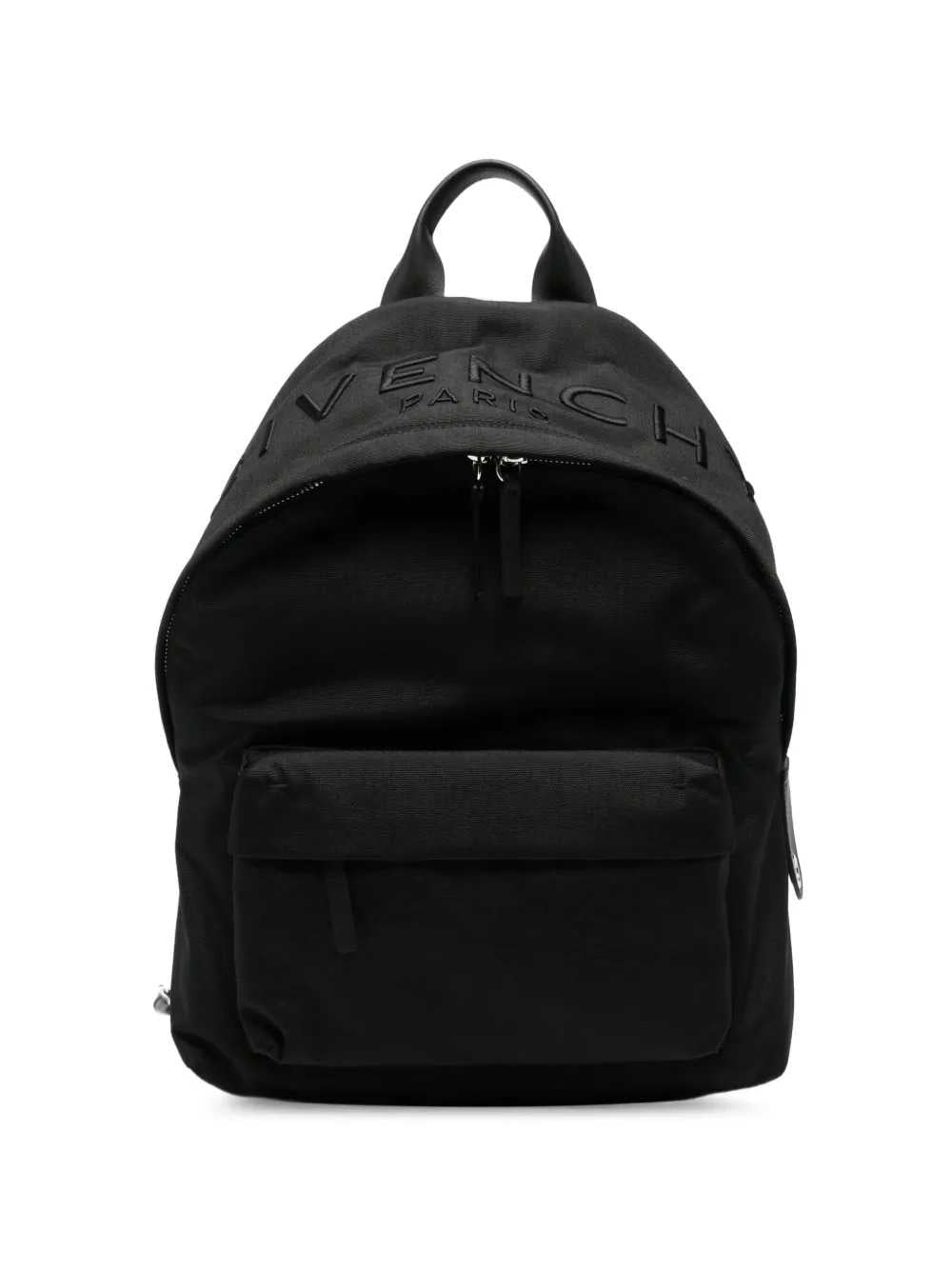 Givenchy Men Embossed Logo Backpack