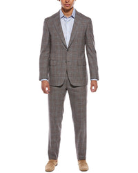 Canali Canali 2Pc Wool, Silk, & Linen-Blend Suit