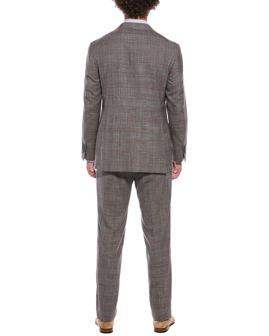Canali Canali 2Pc Wool, Silk, & Linen-Blend Suit