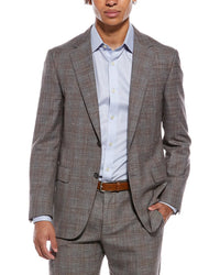 Canali Canali 2Pc Wool, Silk, & Linen-Blend Suit