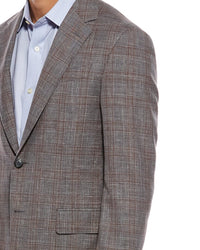 Canali Canali 2Pc Wool, Silk, & Linen-Blend Suit