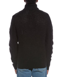 Weatherproof Vintage Cable 1/4-Zip Mock Neck Sweater