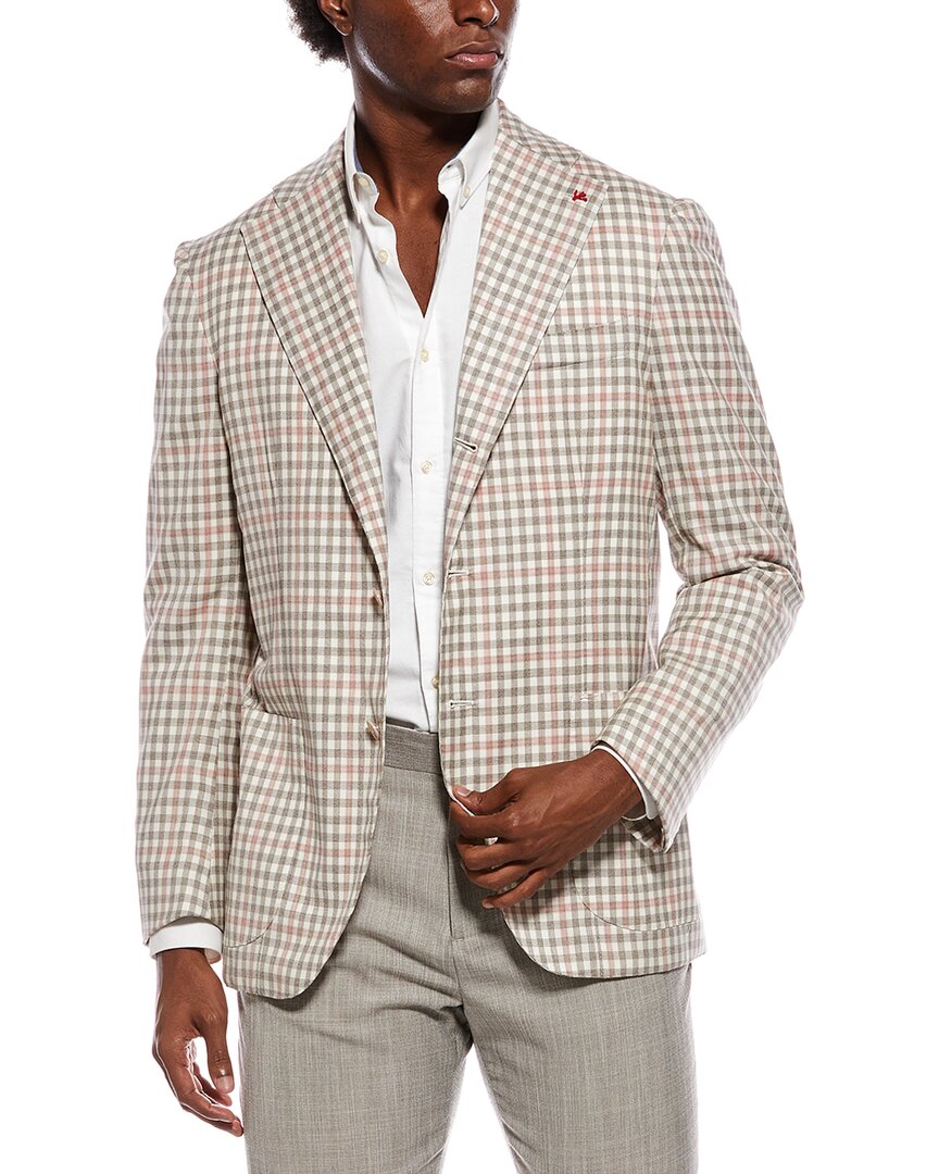 Isaia Isaia Wool, Silk, & Linen-Blend Blazer