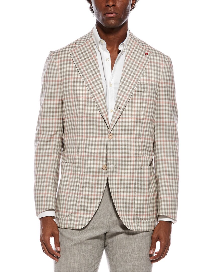 Isaia Isaia Wool, Silk, & Linen-Blend Blazer