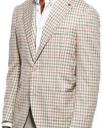 Isaia Isaia Wool, Silk, & Linen-Blend Blazer