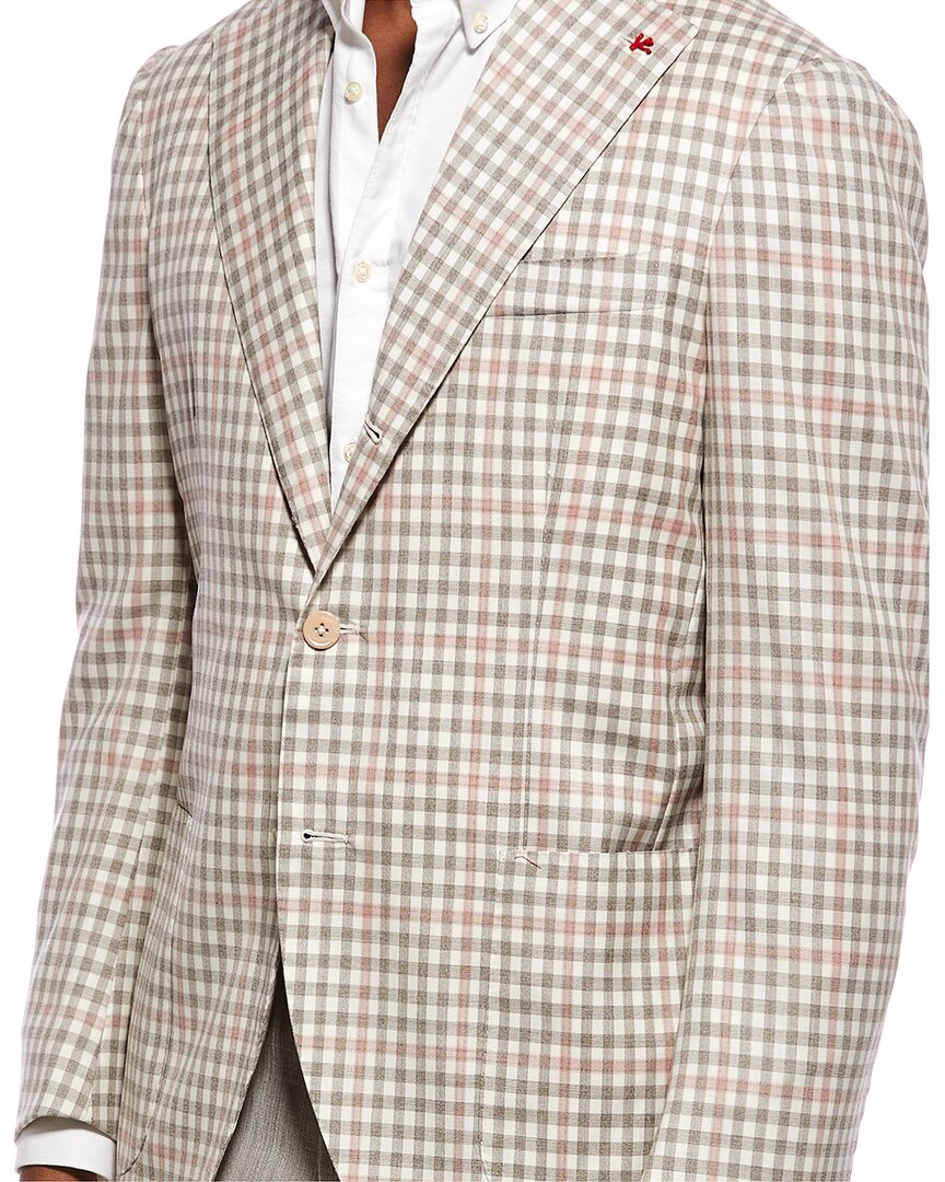 Isaia Isaia Wool, Silk, & Linen-Blend Blazer