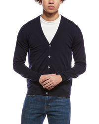 Zanone By Slowear V-Neck Wool-Blend Cardigan