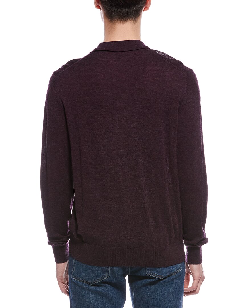 Bruno Magli Wool Polo Sweater